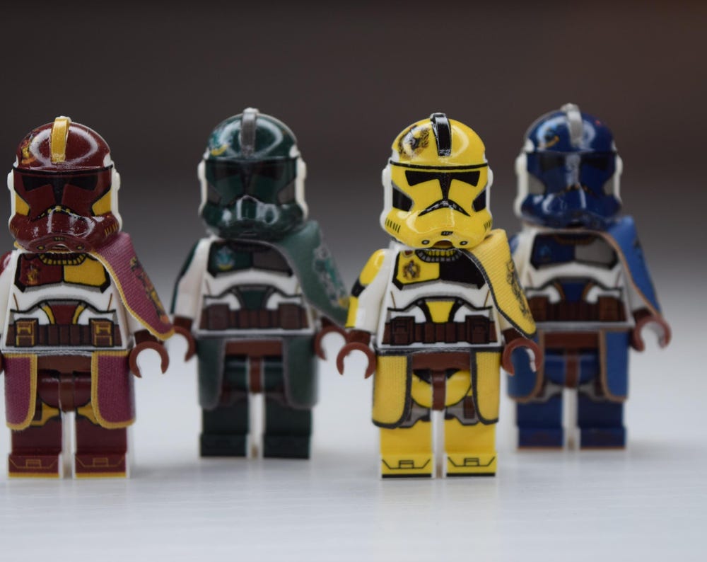 Hogwarts House Clone Commander Set